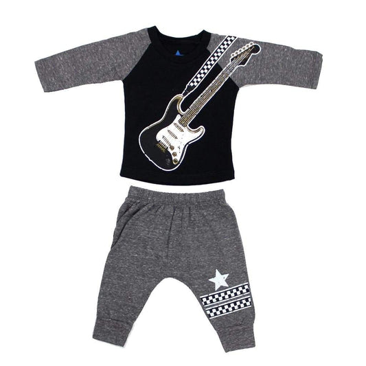 2pc Set Raglan Tee w Harem Pant Motorcycle - Denny's