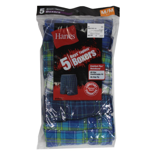 5 Pack Boxers Tartan Plaid - Denny's