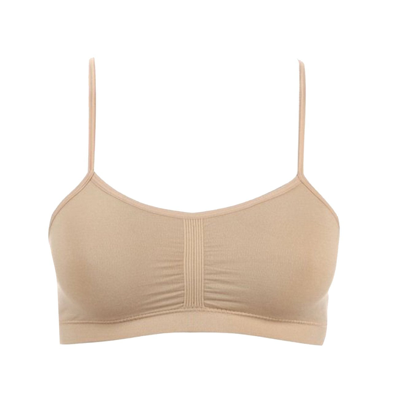 Seamless Ruched Crop Bra - Denny's