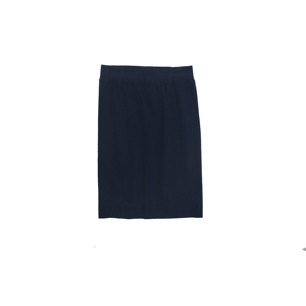 Cotton Skinny Knee Skirt - Denny's